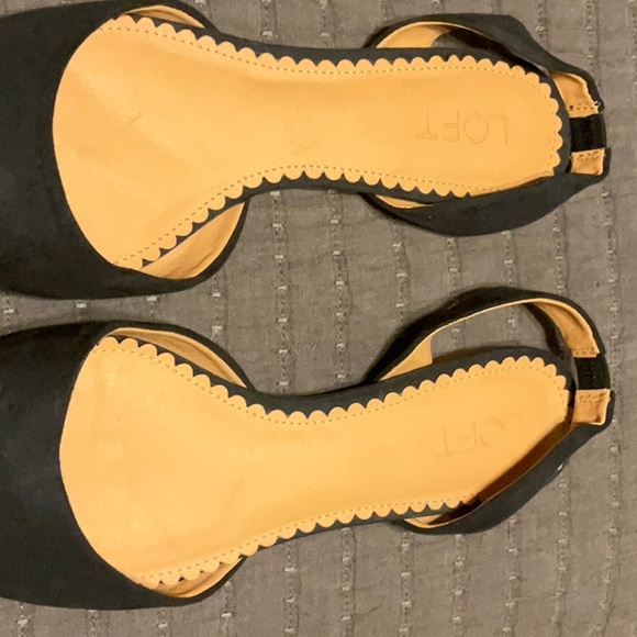 Loft Faux Suede Slingback Flats 9.5 - Picture 10 of 12